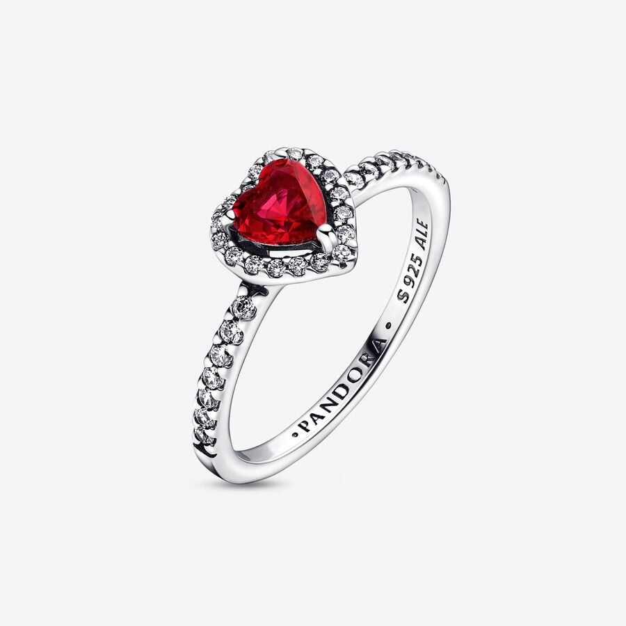خاتم PANDORA Elevated Red Heart